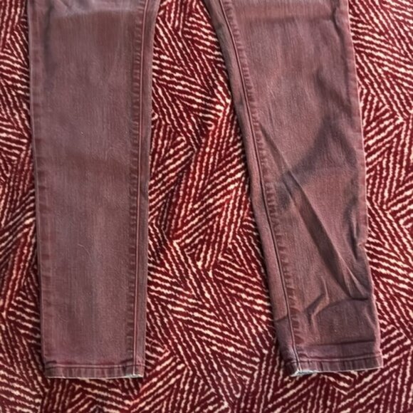Michael Kors 10 Maroon Izzy Skinny Jeans - Picture 5 of 9